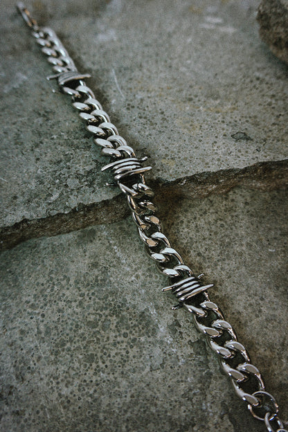 Barbed Wire Chain Bracelet