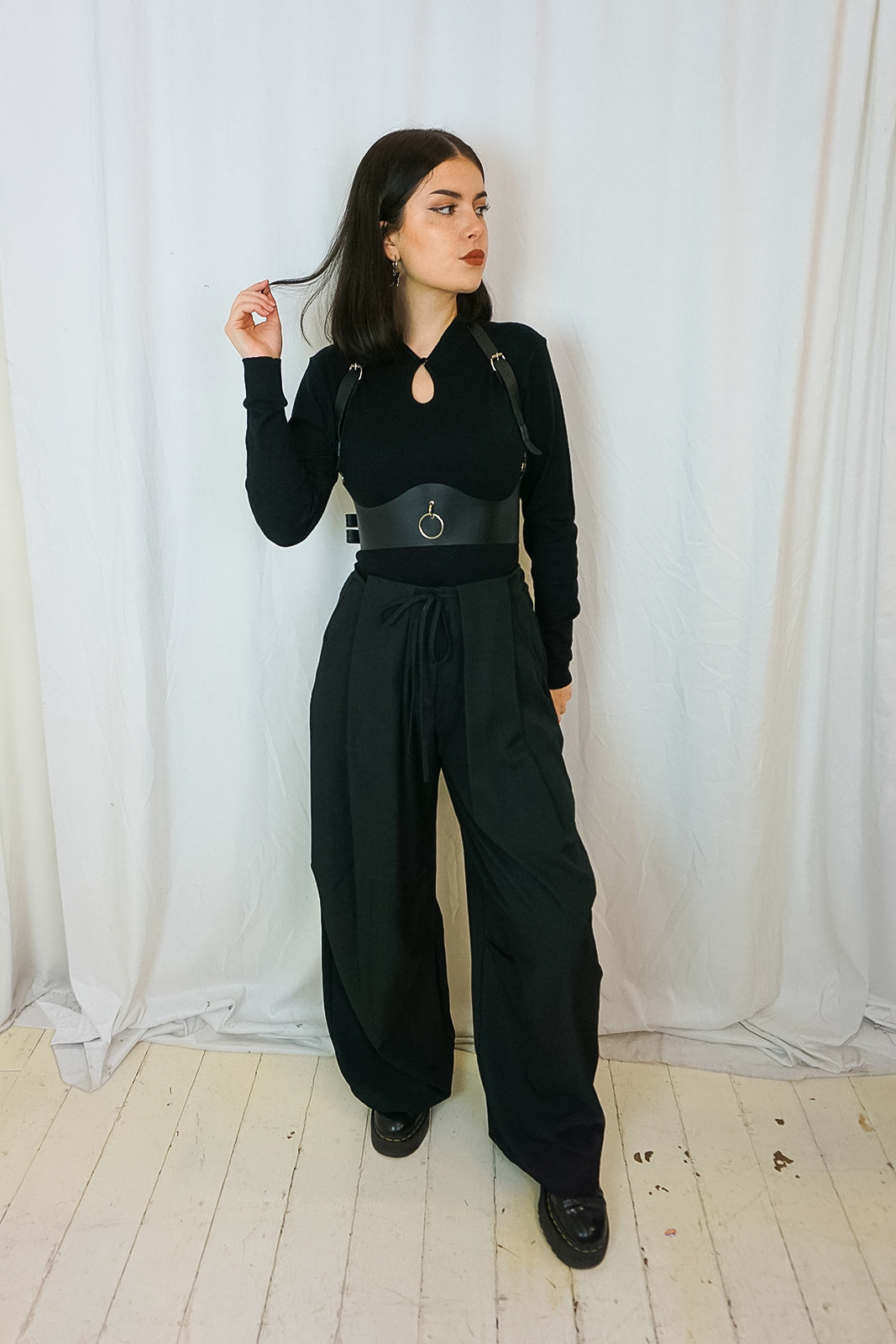 Black Opium Wide Trousers