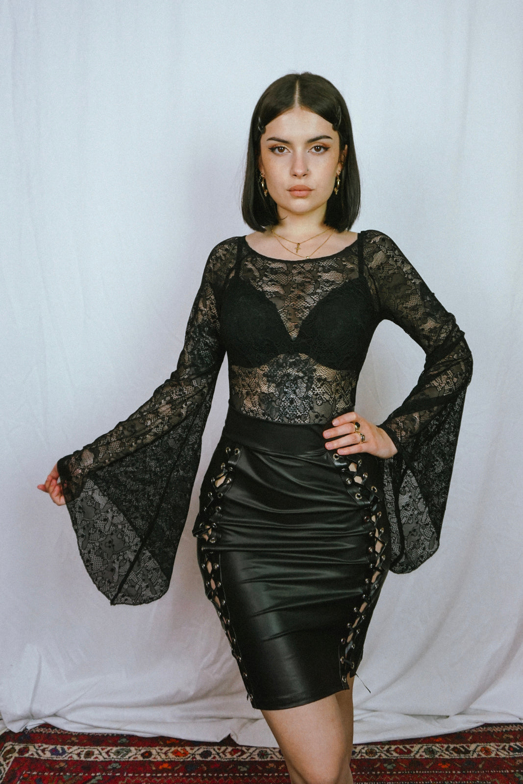 Bell Sleeve Lace Body