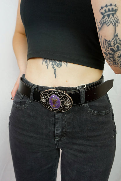 Scorpion Belt Buckle - Purple