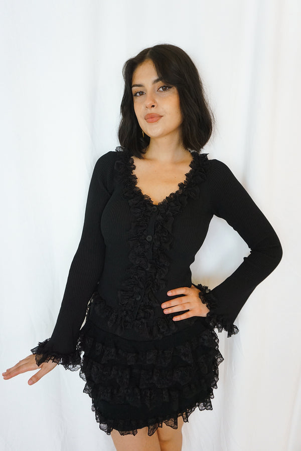 Knitted Lace Top