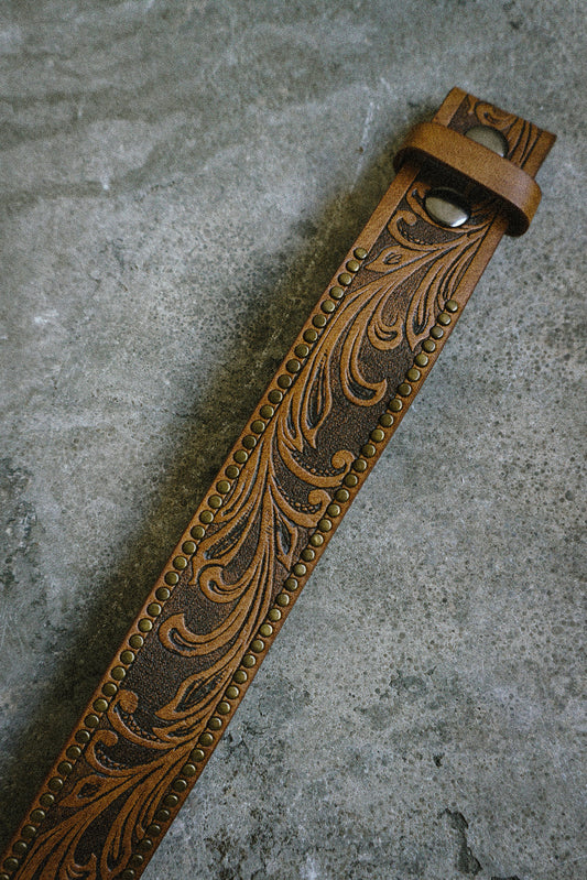 Interchangeable Belt - Western Tan