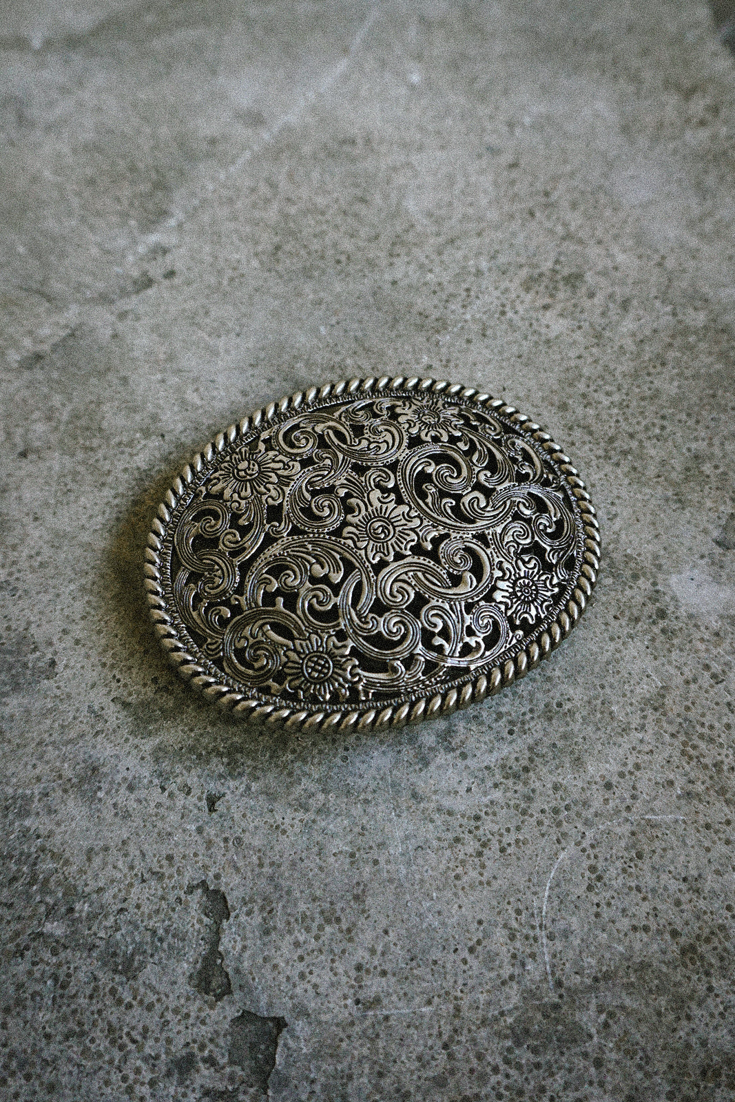 Silver Prairie Belt Buckle