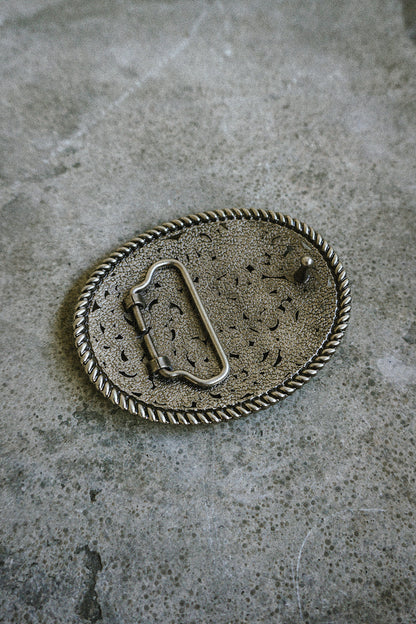 Silver Prairie Belt Buckle