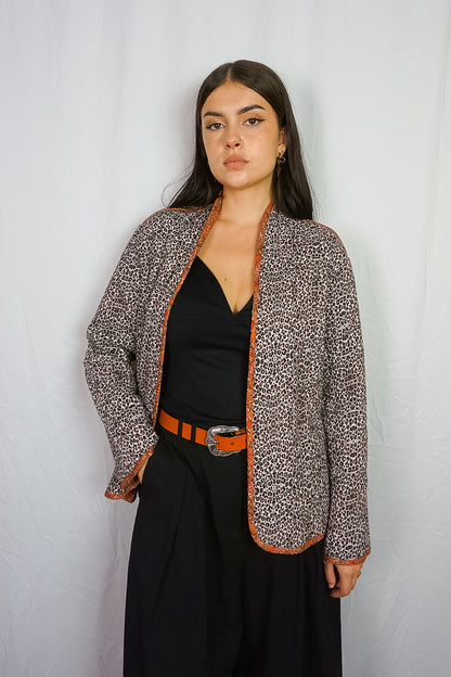 Reversible Leopard Coat