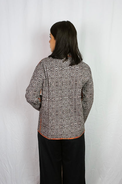 Reversible Leopard Coat