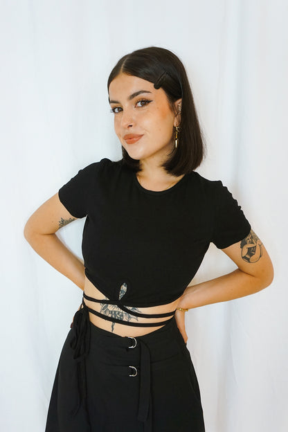 Tie Around Crop Top