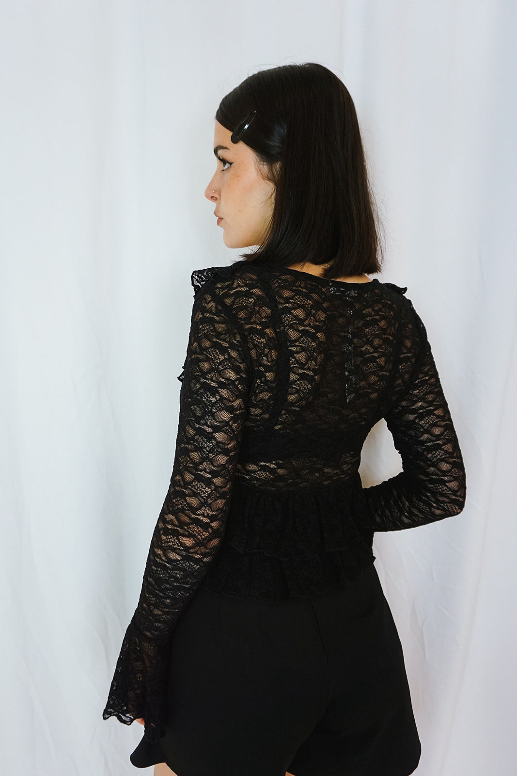 Lace Buttoned Cardigan