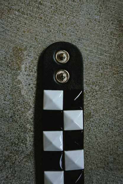 Black & White Checkered Bracelet