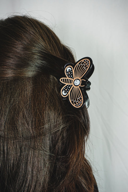 Spooky Moth Hairclip