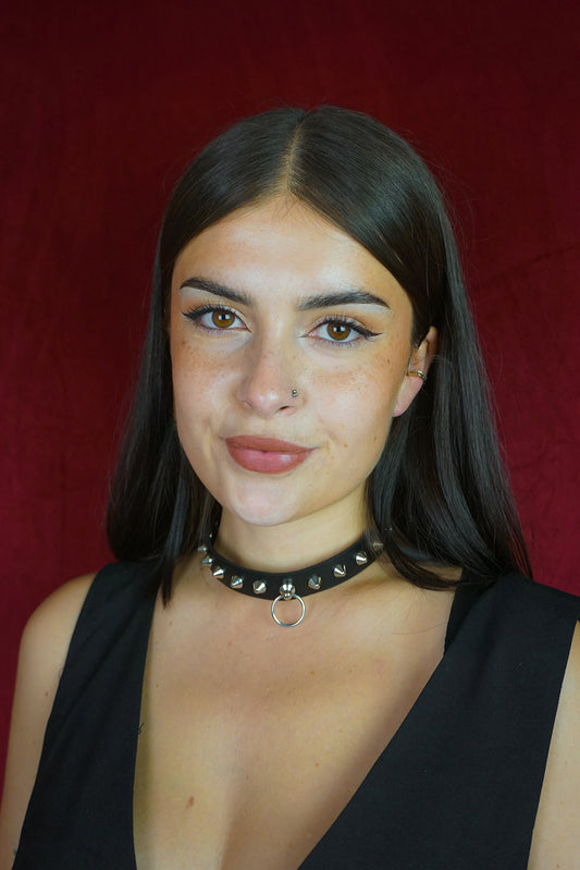 Spiked O-Ring choker