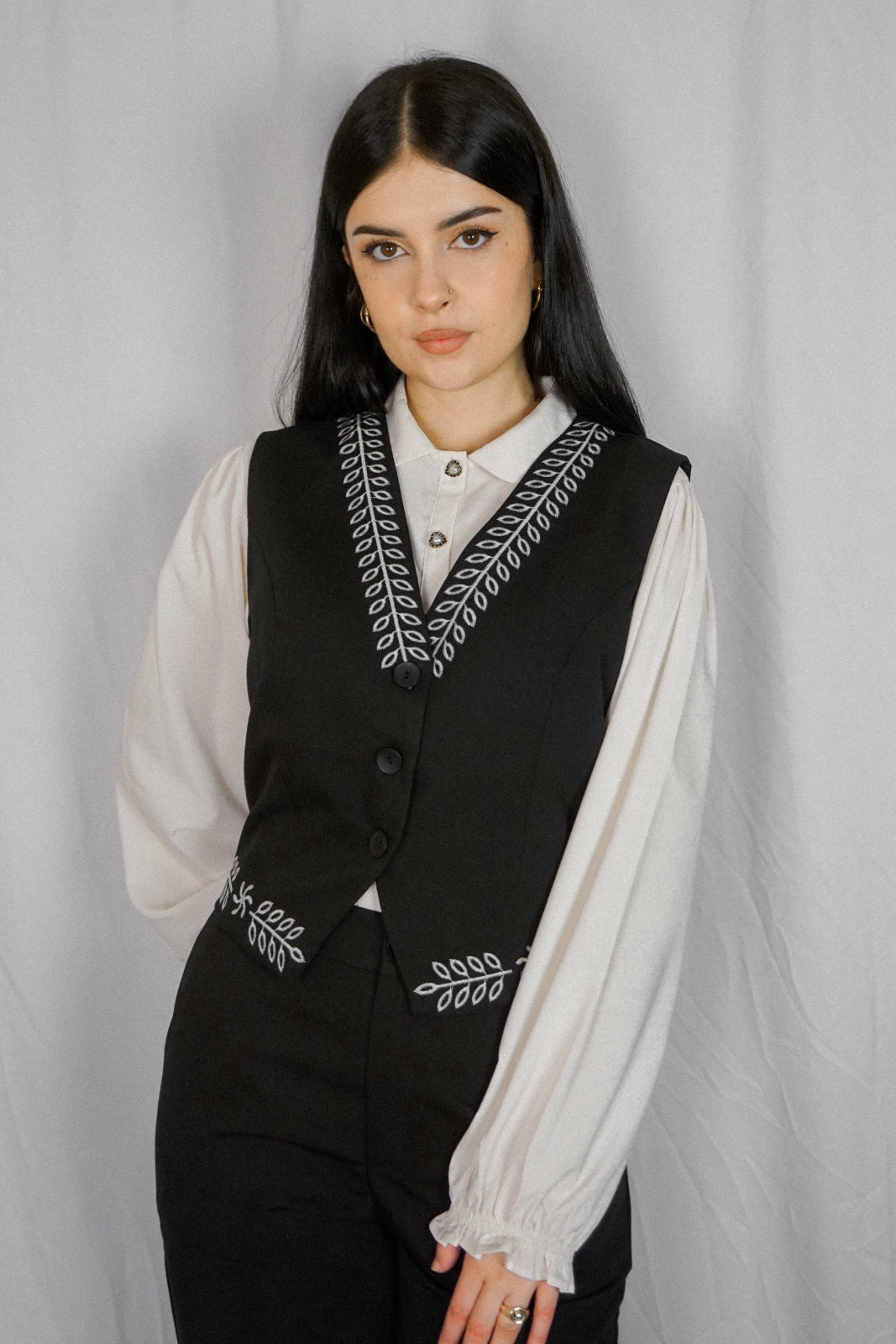 Embroidered Gilet