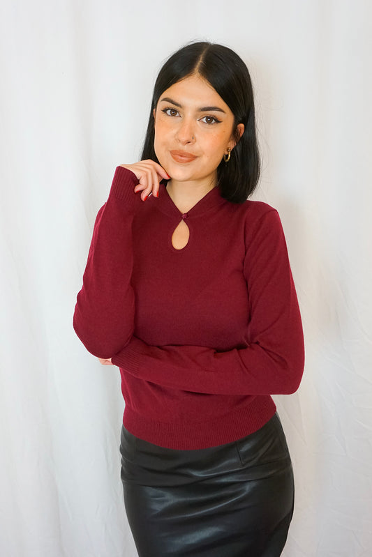 Mara Jumper Burgundy