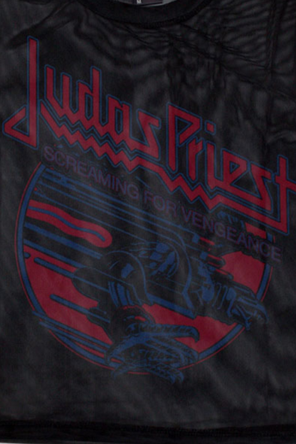 Judas Priest Mesh Top