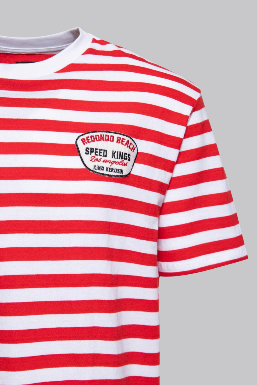 Striped Shirt Speed Kings - Red & White (Men's Fit)