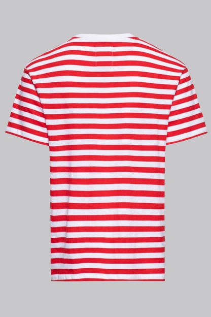 Striped Shirt Speed Kings - Red & White (Men's Fit)