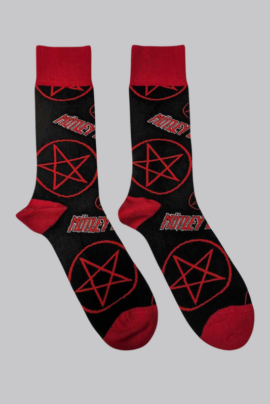 Mötley Crüe Pentagram Socks