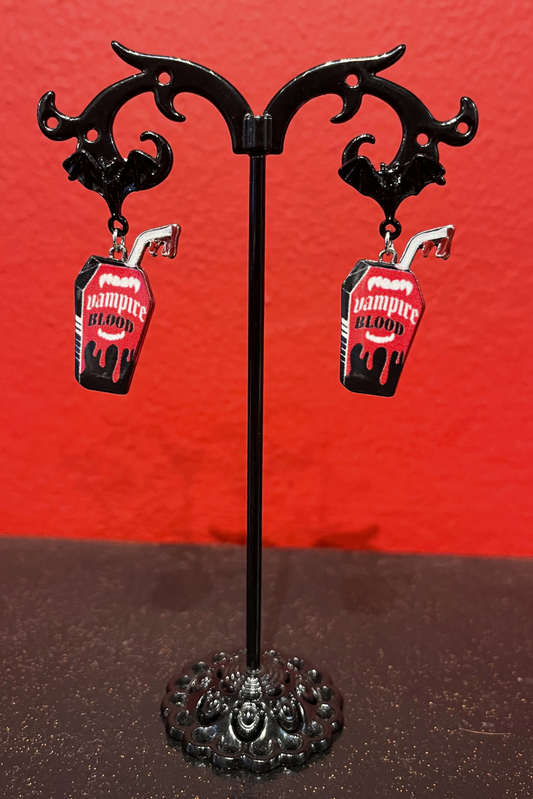 Vampire Blood Earrings