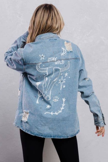 Stay Wild Denim Jacket