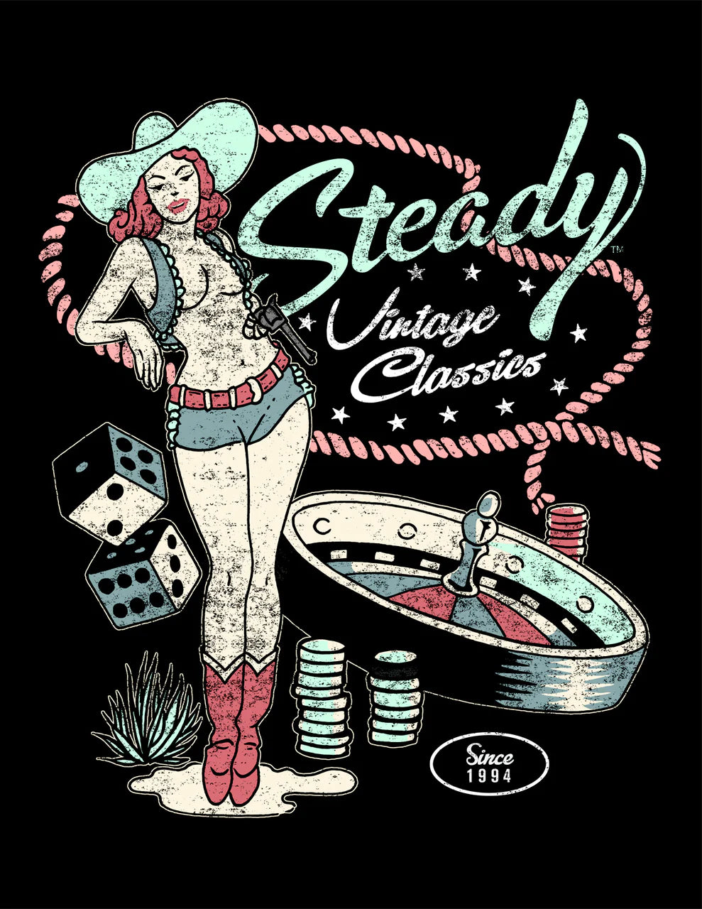 Steady Cowgirl T-Shirt - Steady Clothing