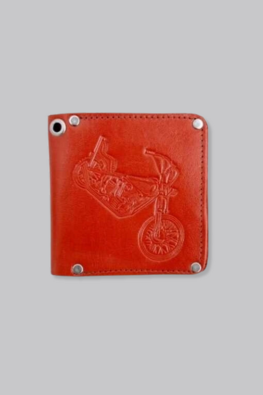 Red Biker Wallet