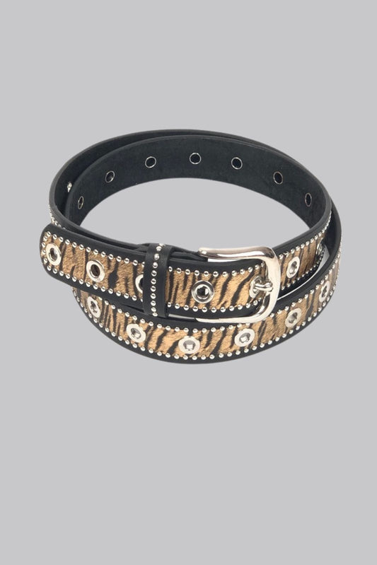 Studded Tiger Belt