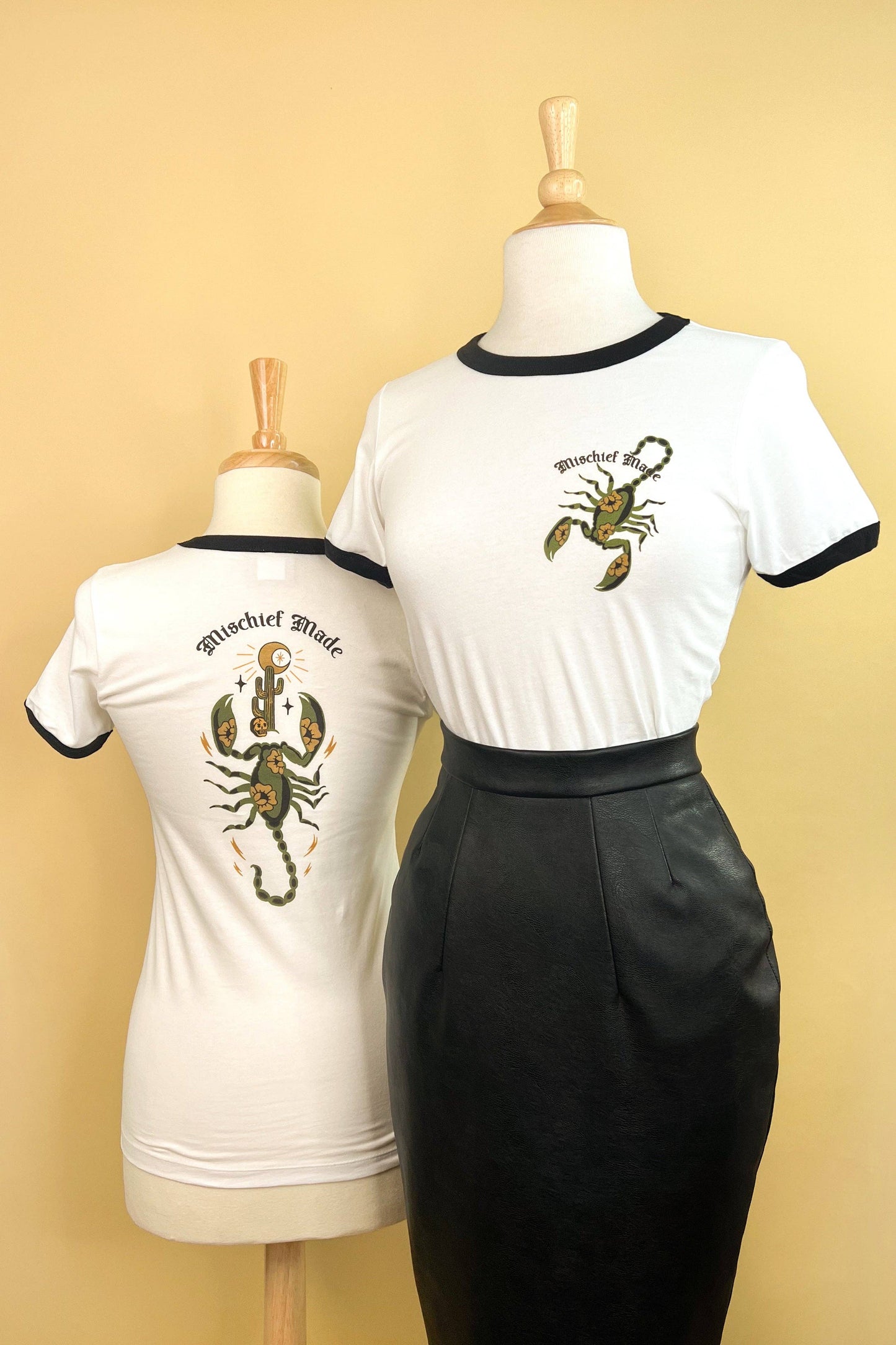 The Scorpion Fitted Ringer Tee