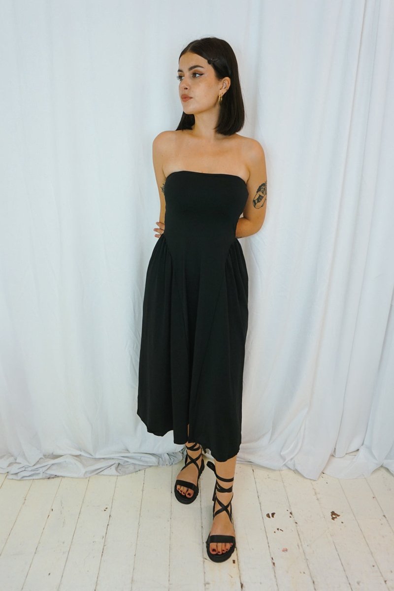 Atropa Strapless Dress - Dresses - HOB