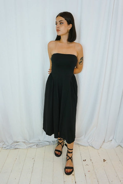 Atropa Strapless Dress - Dresses - HOB