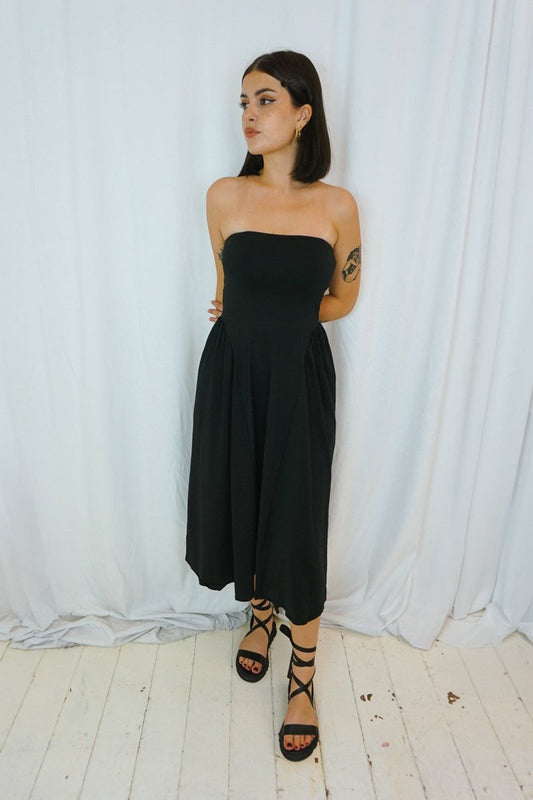 Atropa Strapless Dress - Dresses - HOB