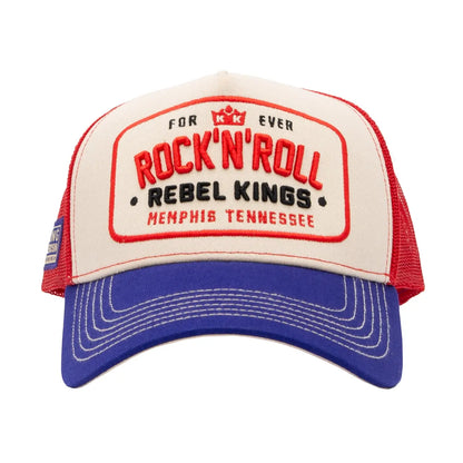 Rock 'n' Roll Cap - Navy & White
