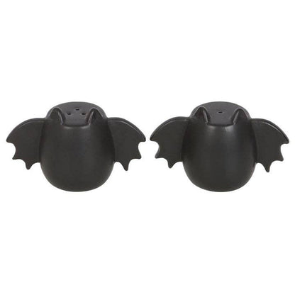 Gothic Bat Wing Salt and Pepper Shakers