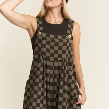 Checked Overalls