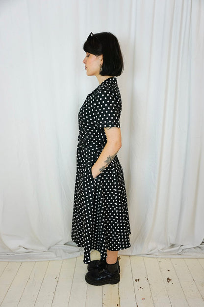 Bella polka swing dress - Dresses - Banned