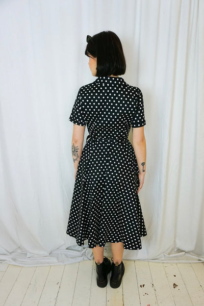 Bella polka swing dress - Dresses - Banned