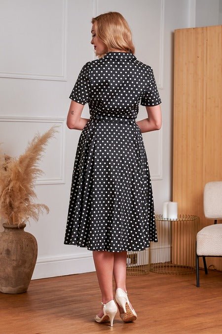 Bella polka swing dress - Dresses - Banned