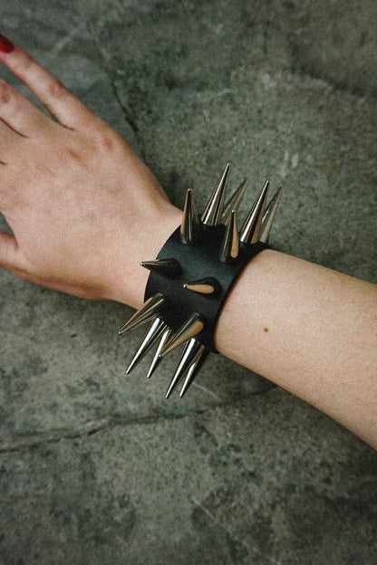 Big Spiked Bracelet 2 Rows - Accessories - HOB