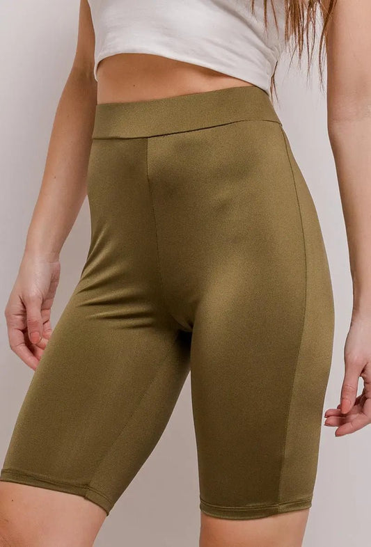 Biker Shorts Olive - Shorts - HOB
