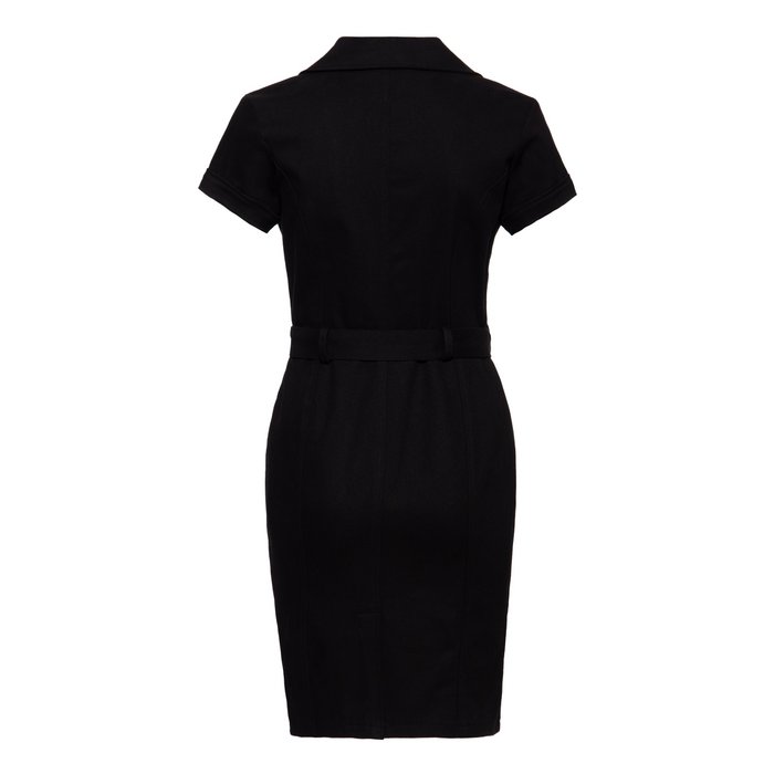 Black Biker Pencil Dress - Trousers - Queen Kerosin