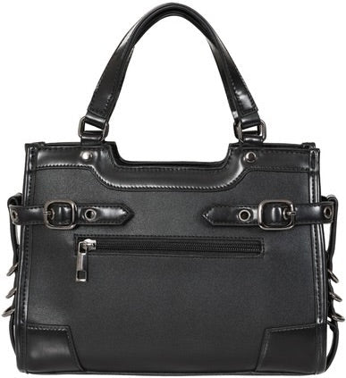 Black Ledger Satchel Bag - Bags - Banned