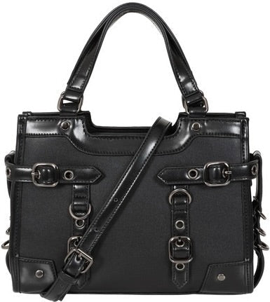 Black Ledger Satchel Bag - Bags - Banned