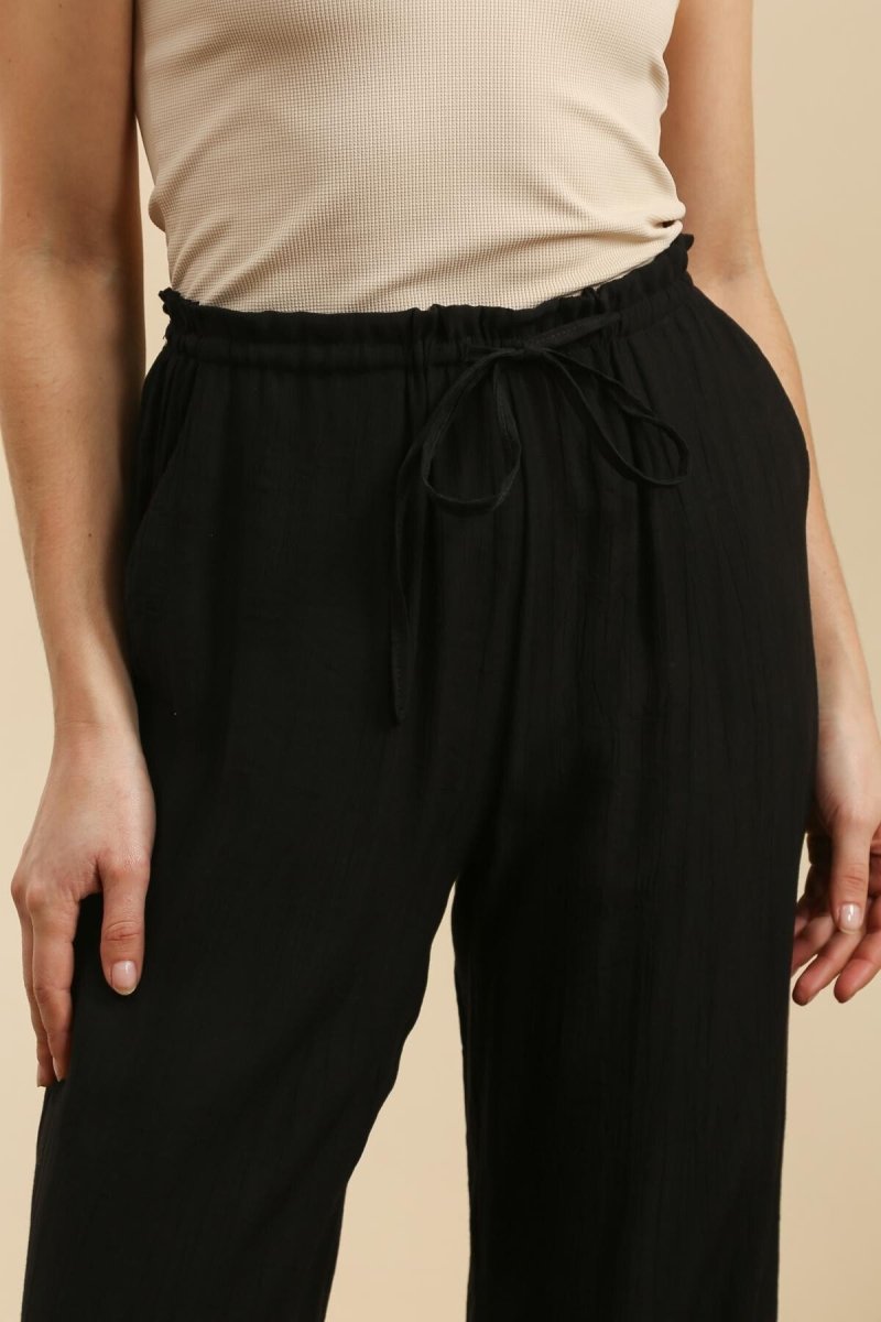 Black Loose Trousers - Trousers - House of Bones
