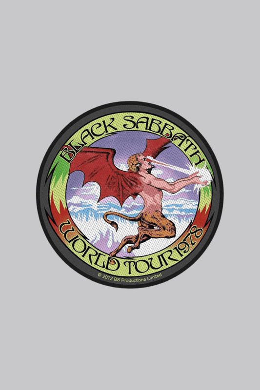 Black Sabbath World Tour '78 Patch - Patches - Official Merchandise