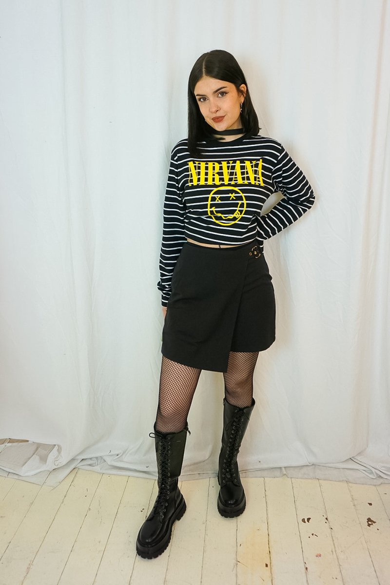 Black Skort - Skirts - Naf Naf