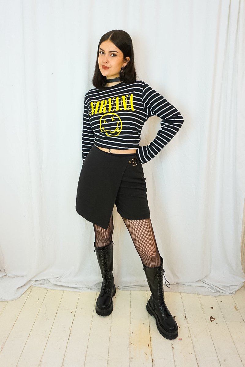 Black Skort - Skirts - Naf Naf