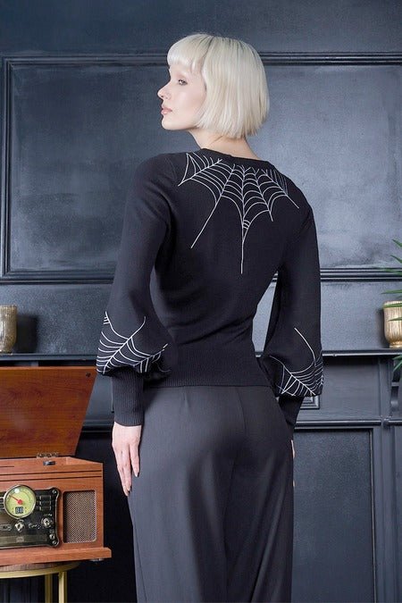 Carla Spiderweb Jumper - Sweaters - Banned