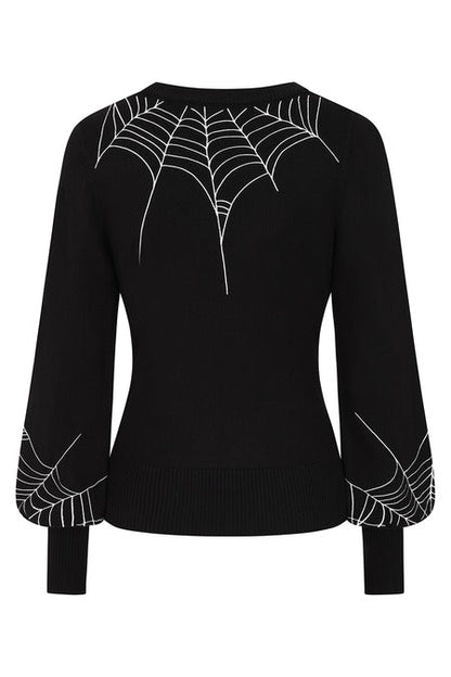 Carla Spiderweb Jumper - Sweaters - Banned