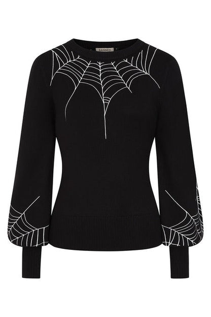 Carla Spiderweb Jumper - Sweaters - Banned
