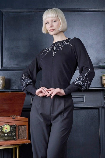 Carla Spiderweb Jumper - Sweaters - Banned