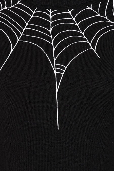 Carla Spiderweb Jumper - Sweaters - Banned